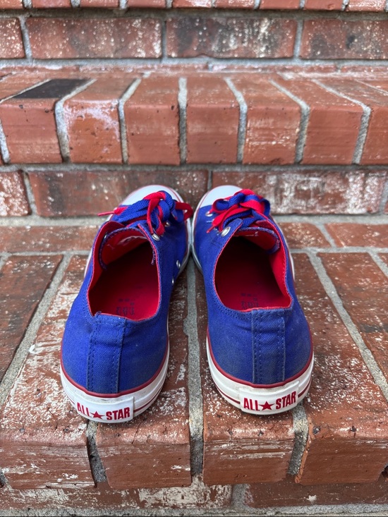 Converse Chuck Taylor All Star Mazarine Blue Low Top Men 13 Women 15 Sneakers - Picture 4 of 8